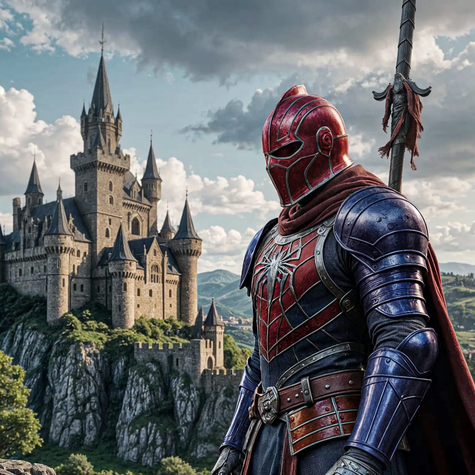 Sir Parker; The Spider-Knight