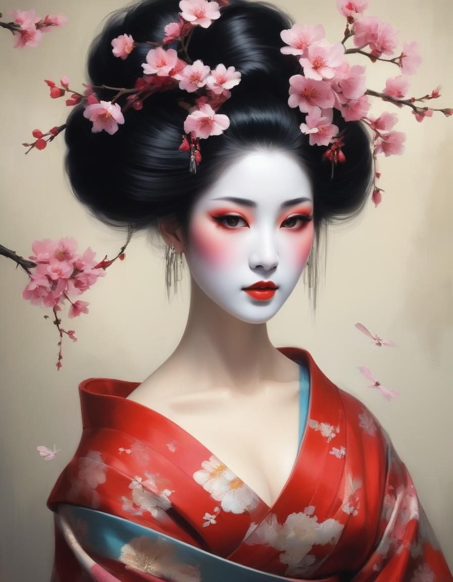 Portrait of a Geisha