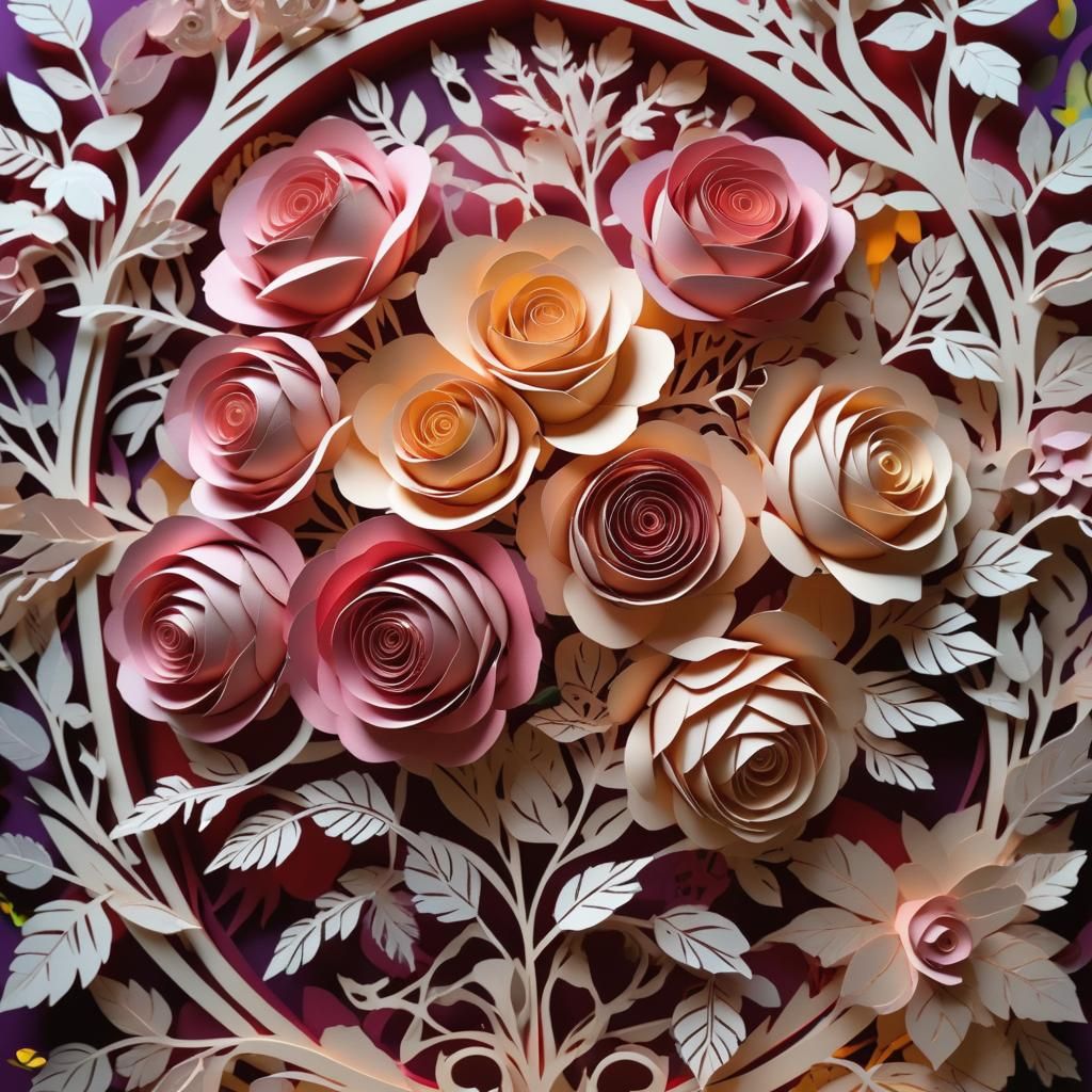 kirigami bouquet