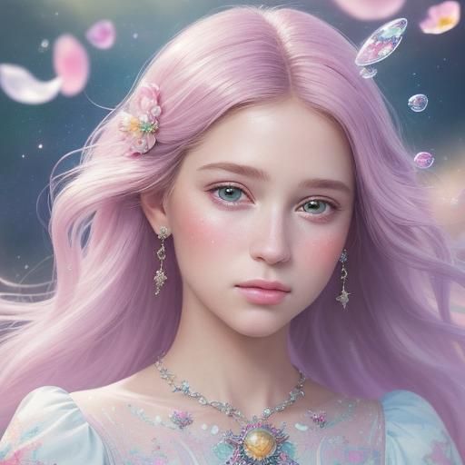 ((masterpiece)). This artwork is dreamy and ethereal, with s...