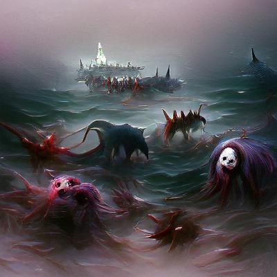 The sea of tragic beasts