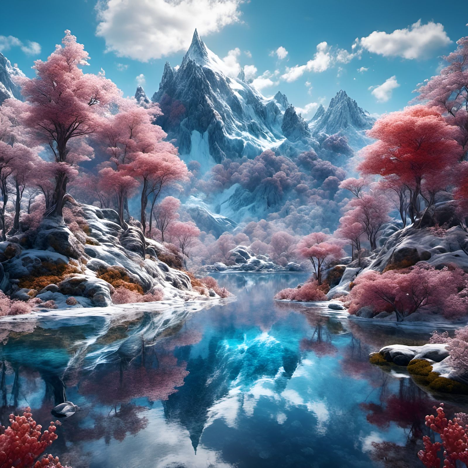 Pink trees?