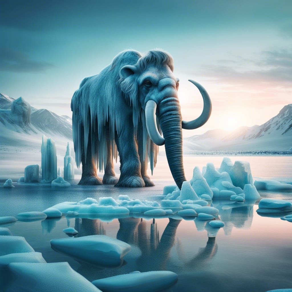 My icy landscape   by @Mr Doodle