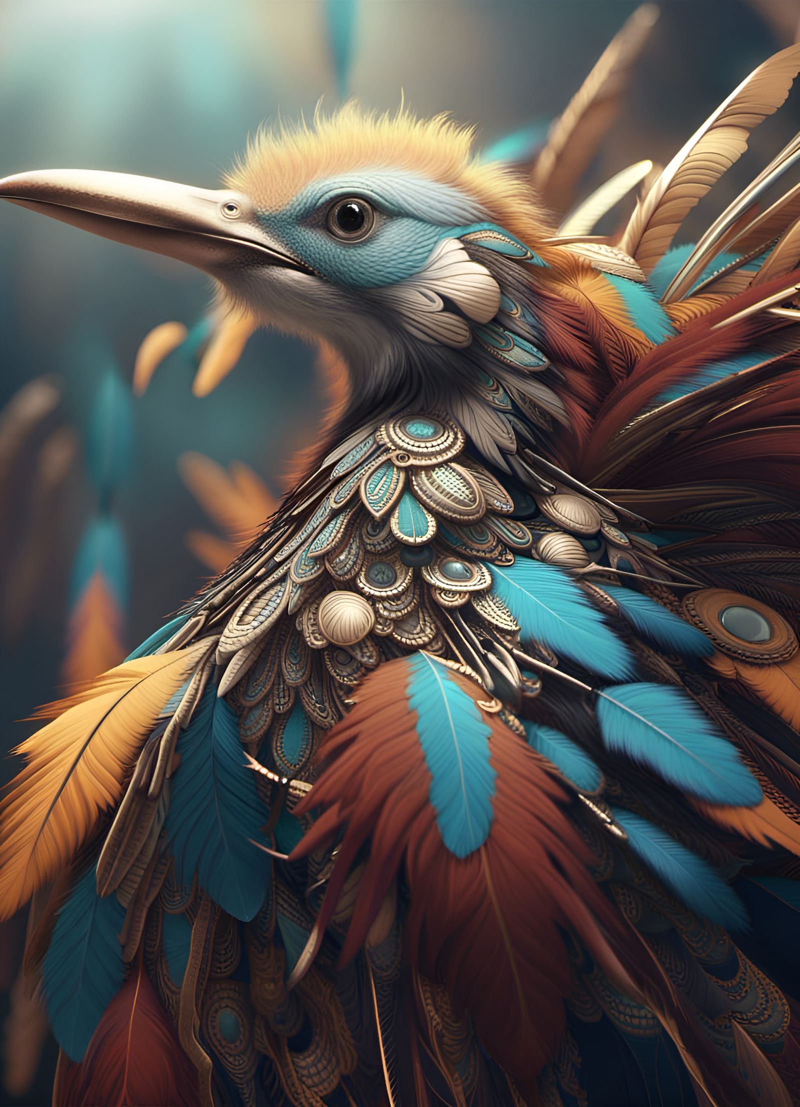 Bird Portrait   by @ArtByAj