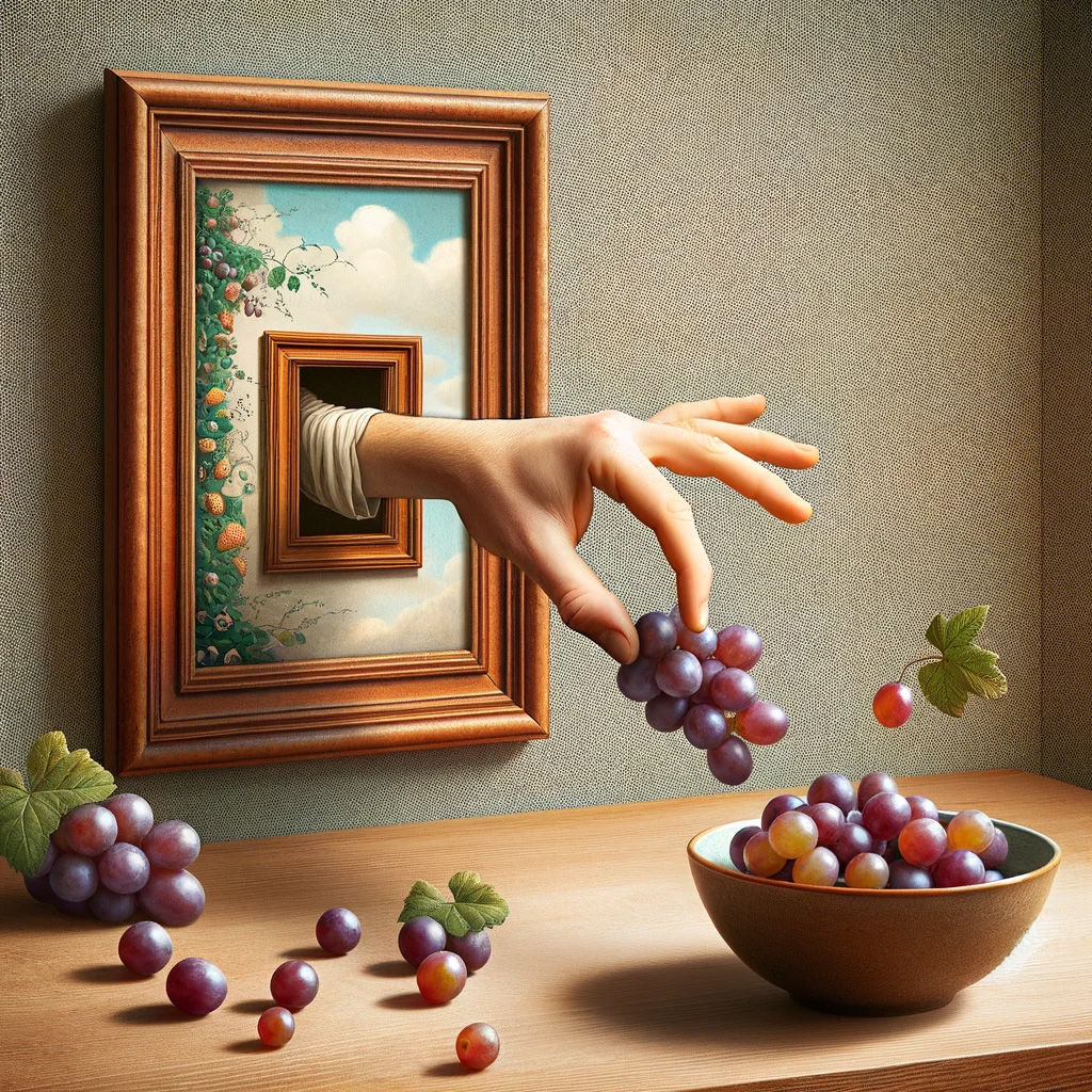 The hand in the image..