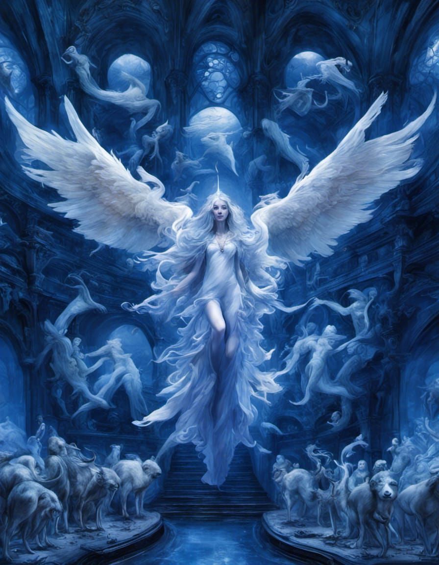 Angel AI Generated Artwork NightCafe Creator