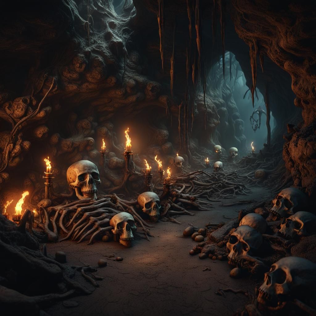The dead cave  by @Bat