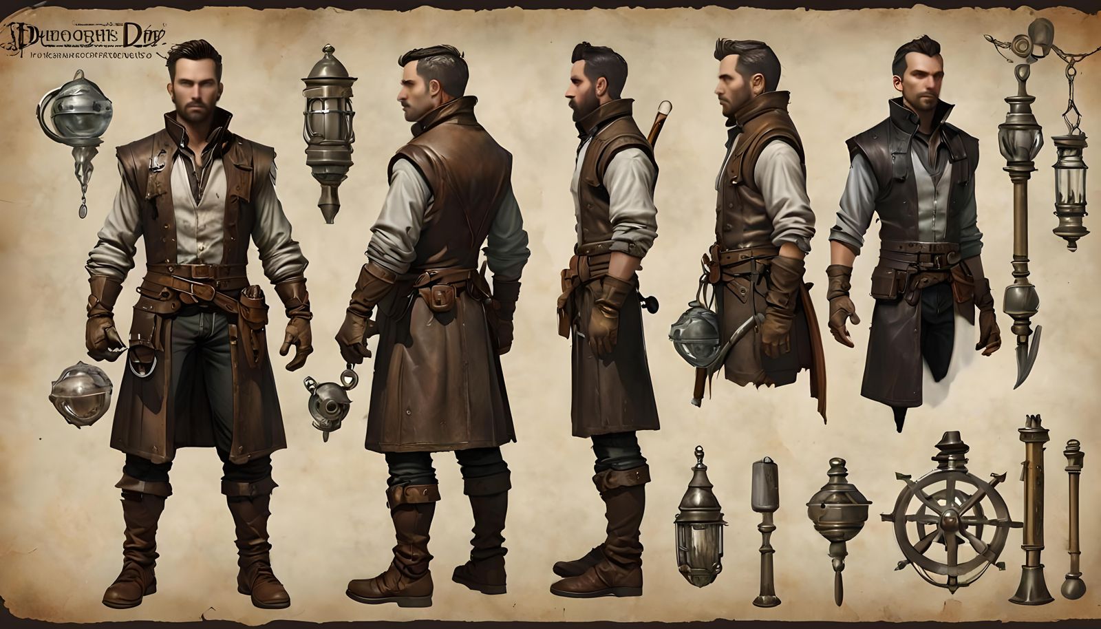 D&D Character Concept - NPC  by @Khaos
