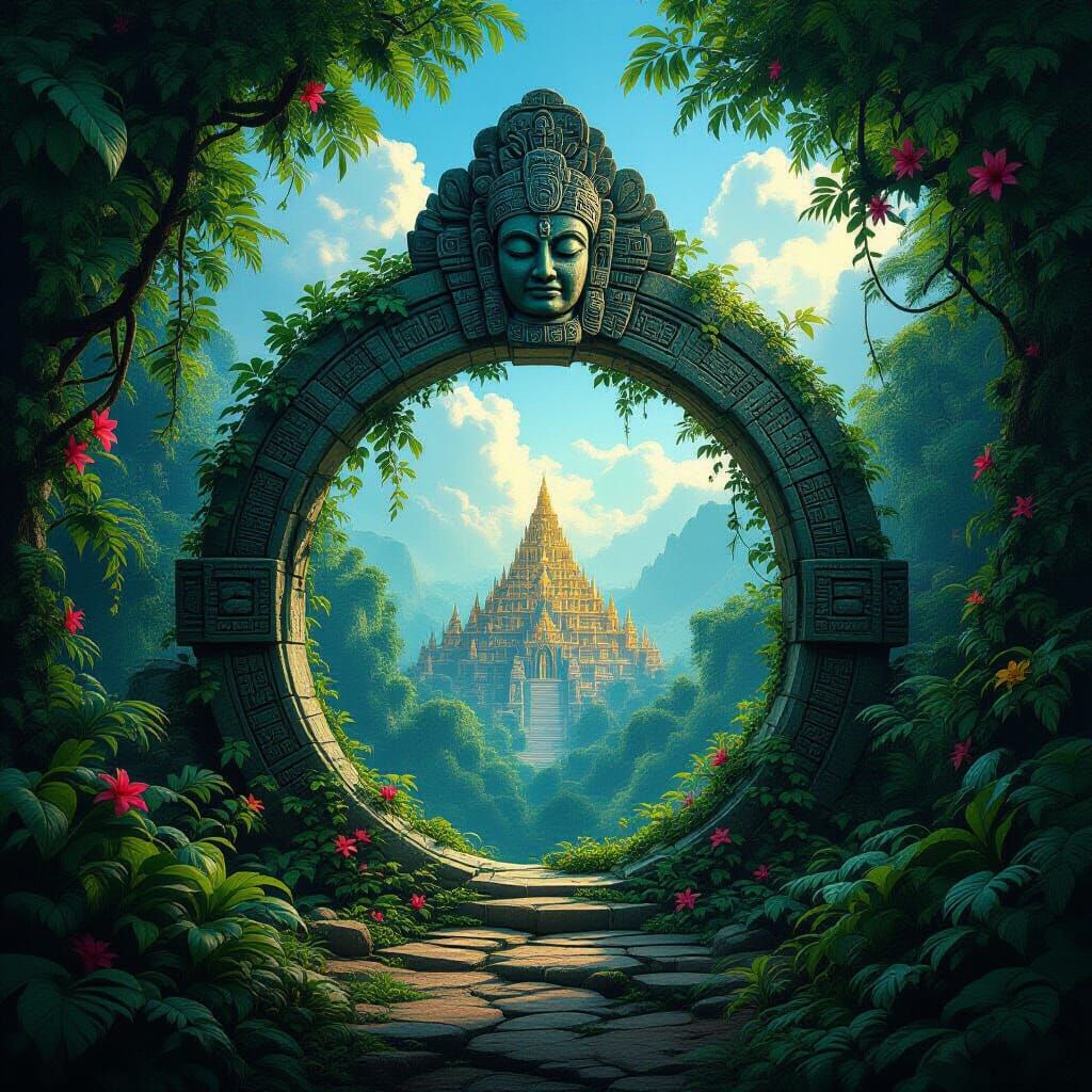 Portal to Eldorado  by @Thibe