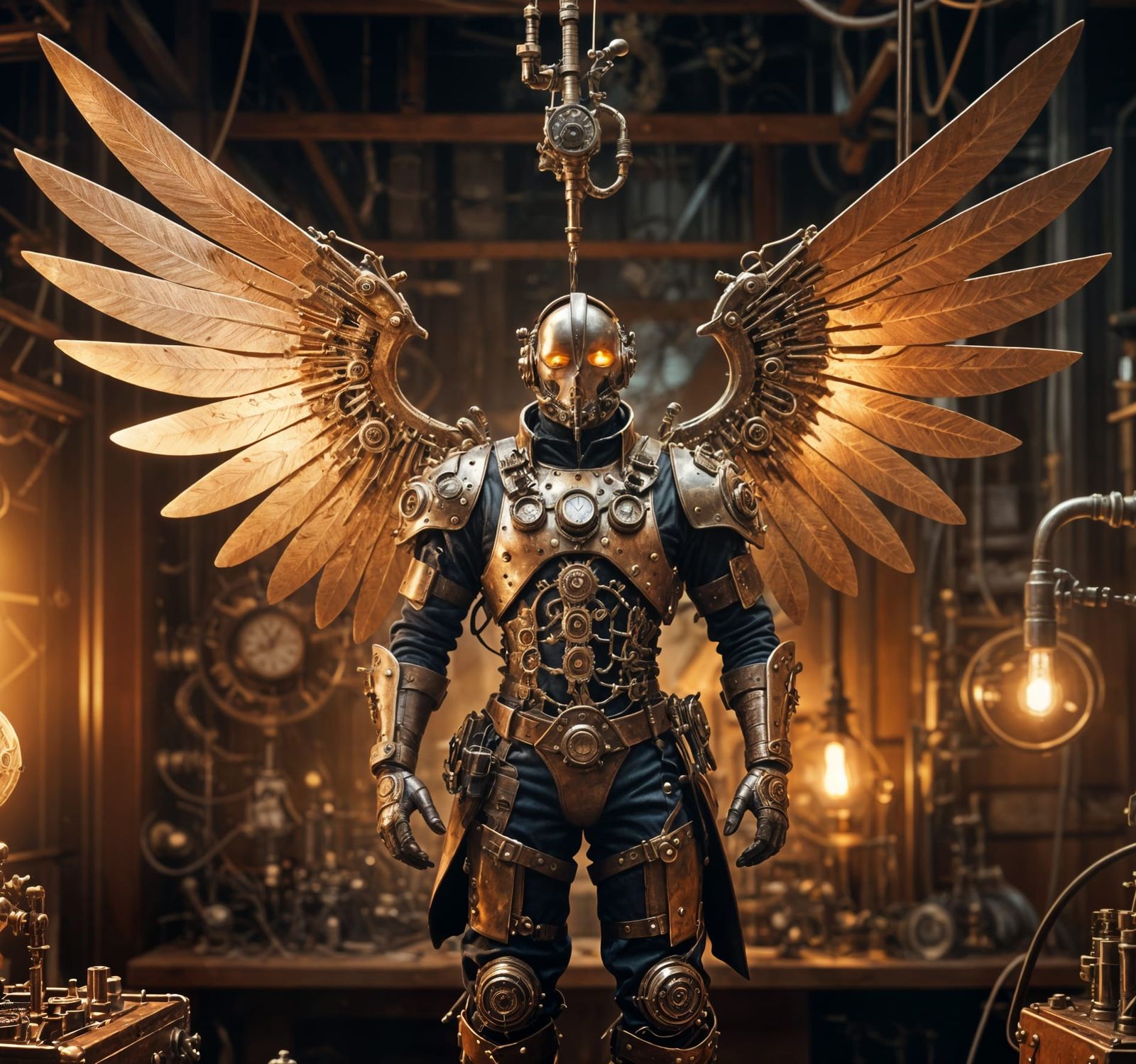 Steampunk Wing Suit  by @Soynuts