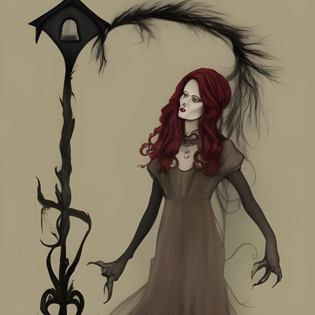 Witch, Fairy Tale Illustration - AI Generated Artwork - NightCafe Creator