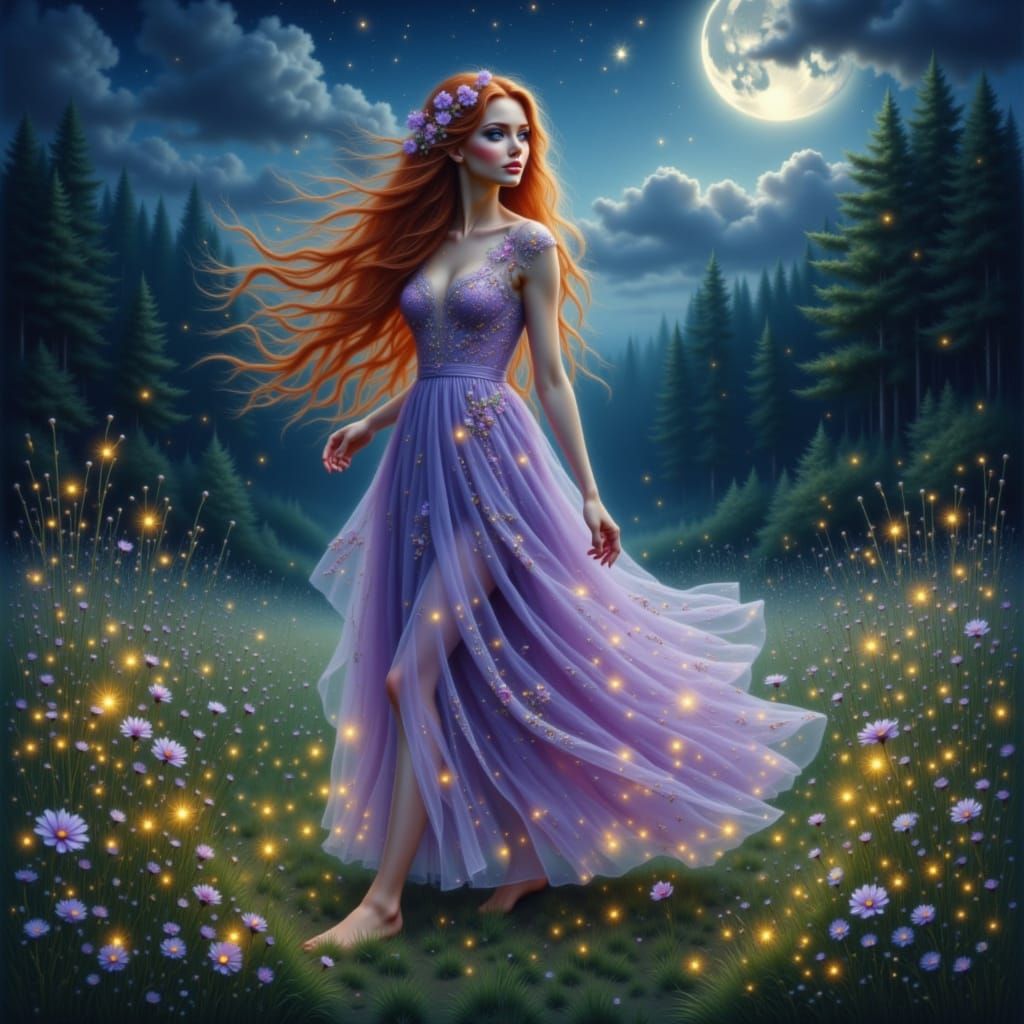 <lora:Magic  Night Flux:1.0>