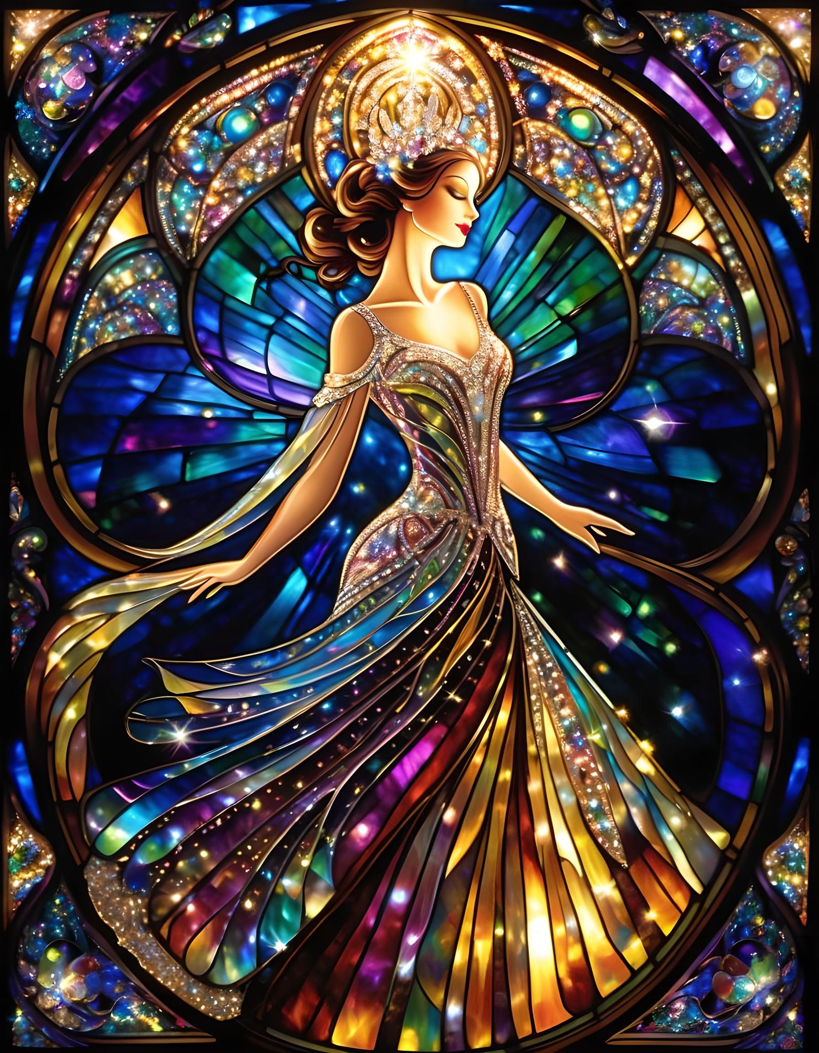 Stained glass  by @Mangochango