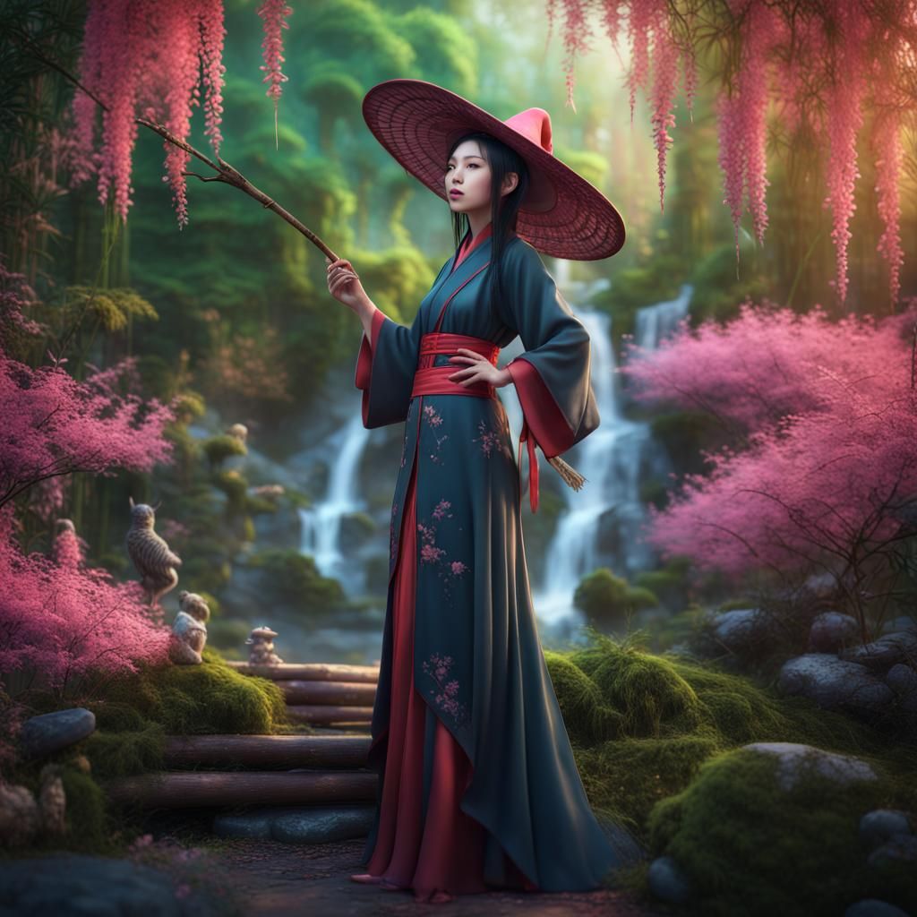 Kele, wicca of sacred bamboo forest within Sereneland