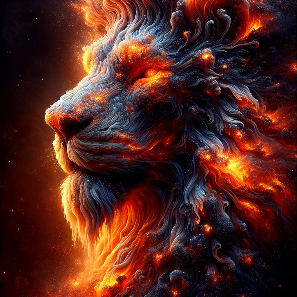 Leo Galaxy  by @lawrencelot