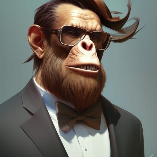 Ape in suit 5D