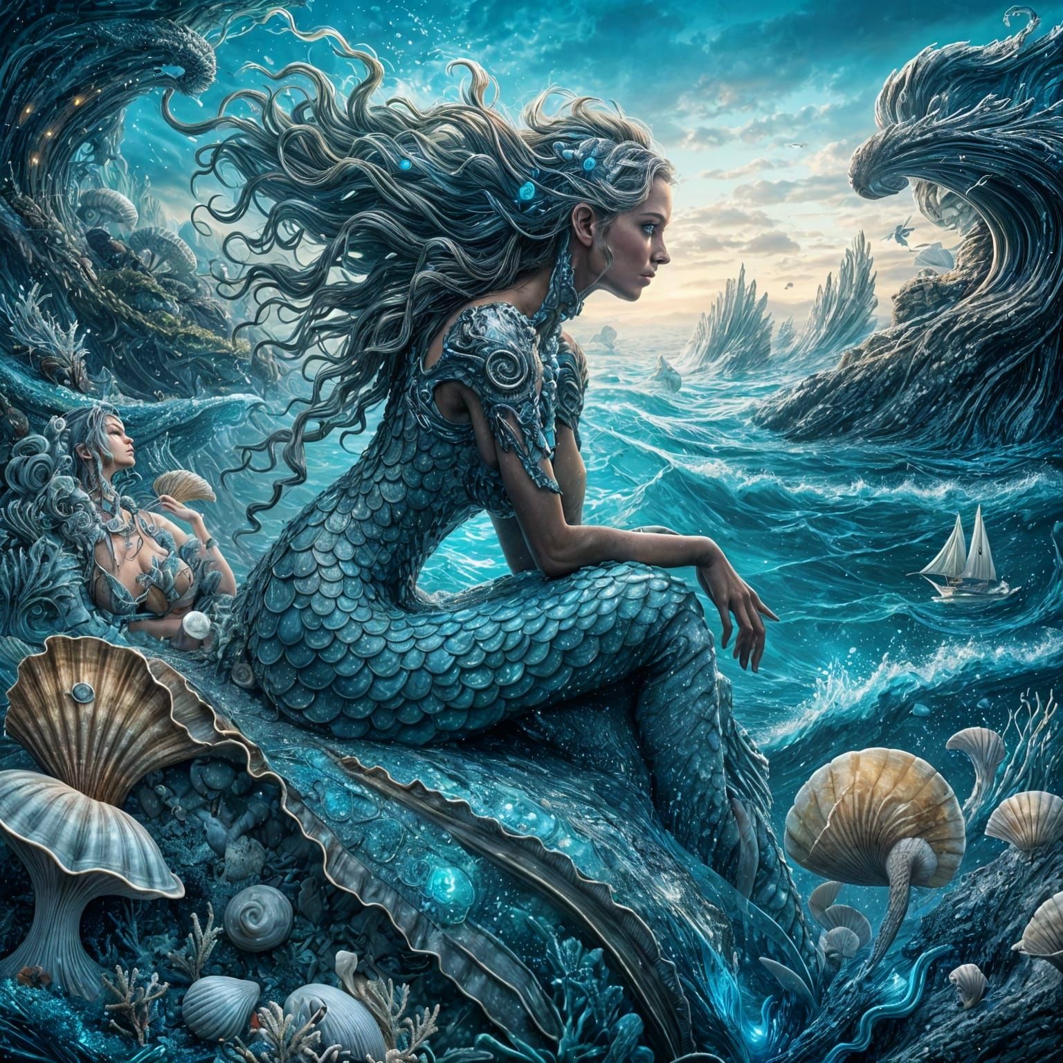 Mermaid  by @Queen Snakebite