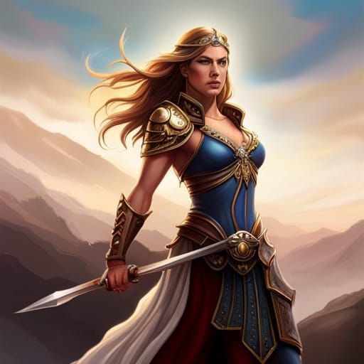 Warrior Princess following her rebel heart down the road les...
