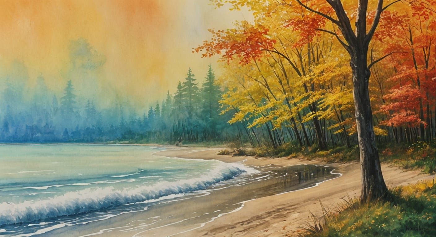 Goodbye Summer, Hello Fall  by @MyChaoticCrayons
