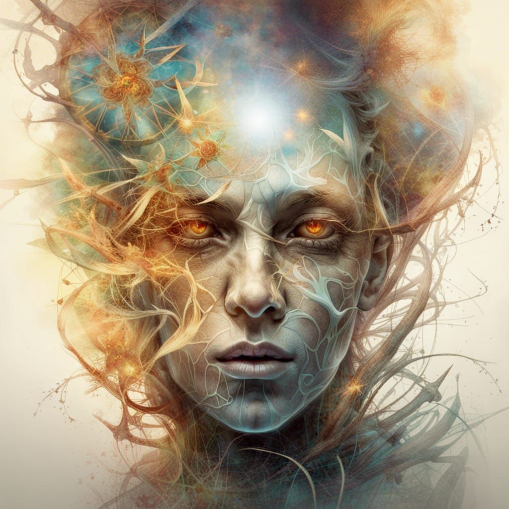 The Mind Interconnects With All Things  by @Rose 