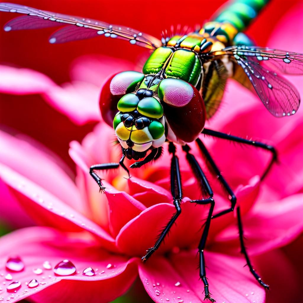 A cute dragonfly