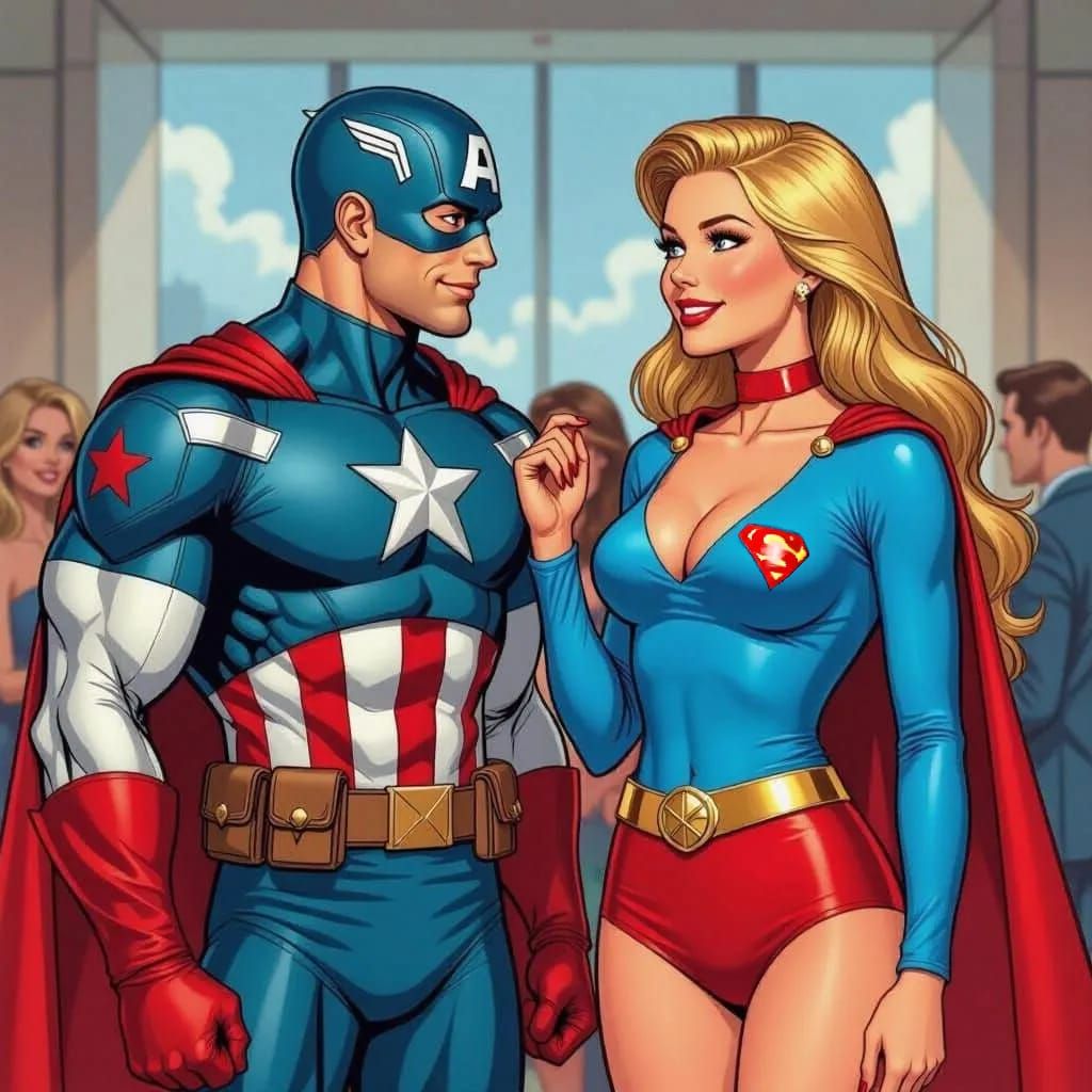 Kara and Cap: A Flirtation