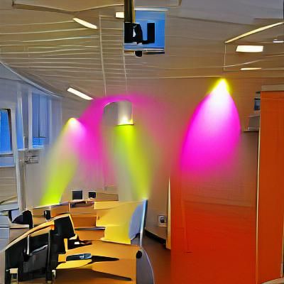 Urk en dan ieie colourful volumetric lighting polished