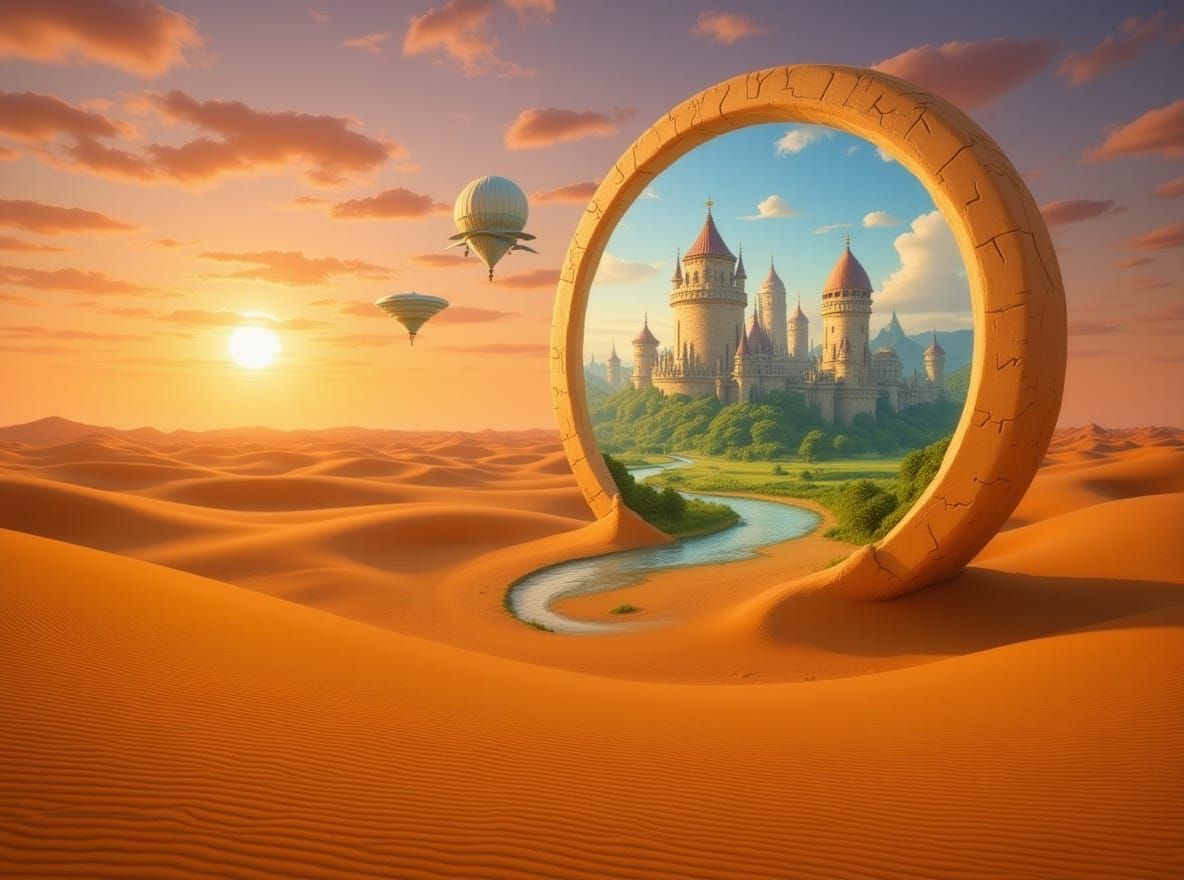 Magical kingdom through the portal  by @Kaydenpat