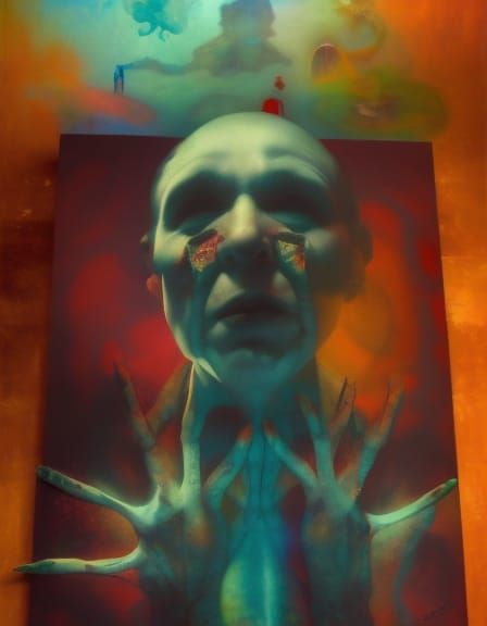 Schrödinger's Refrigerator: Surreal Pop Art Dreamscape