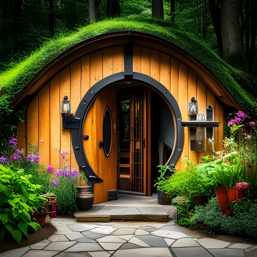 A beautiful cozy Hobbit house