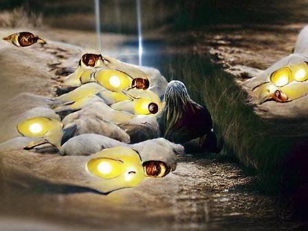 I alone led them to the light