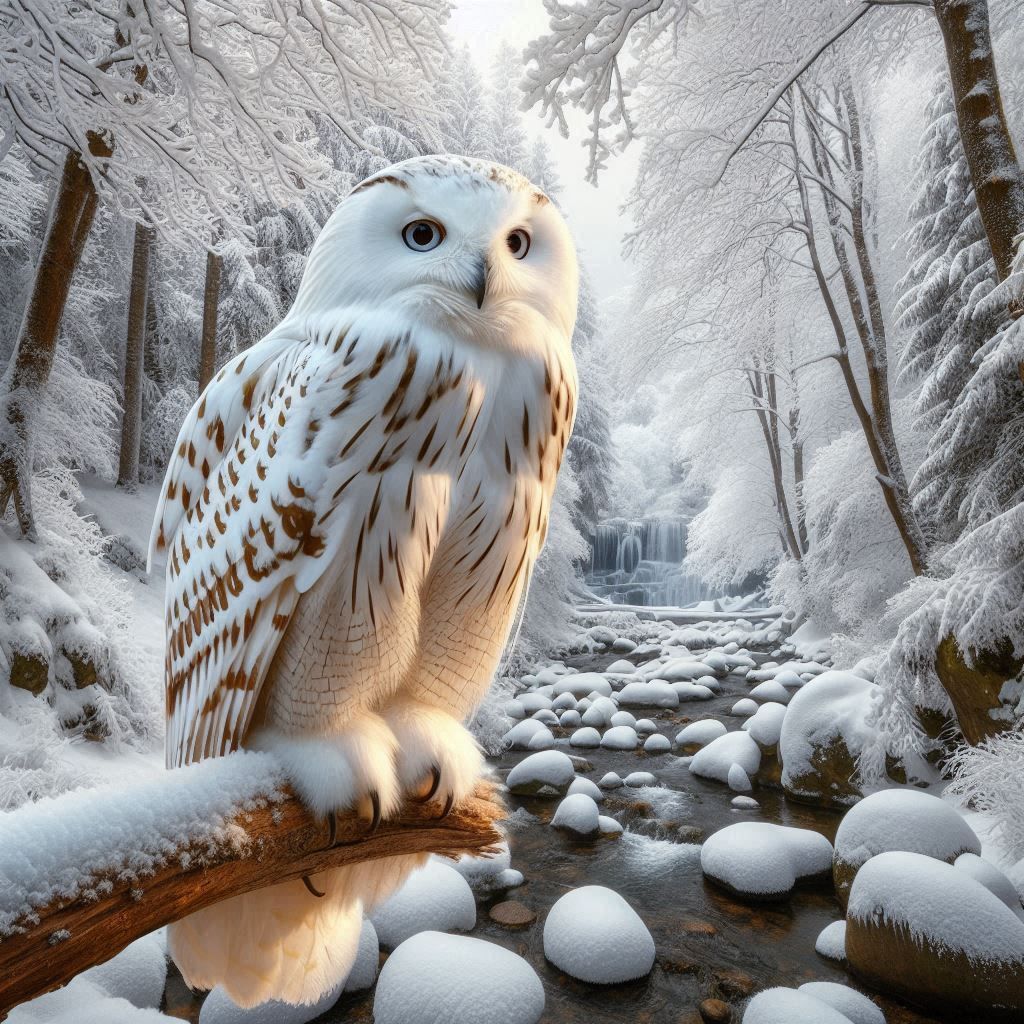 THE MAJESTIC WINTER OWL
