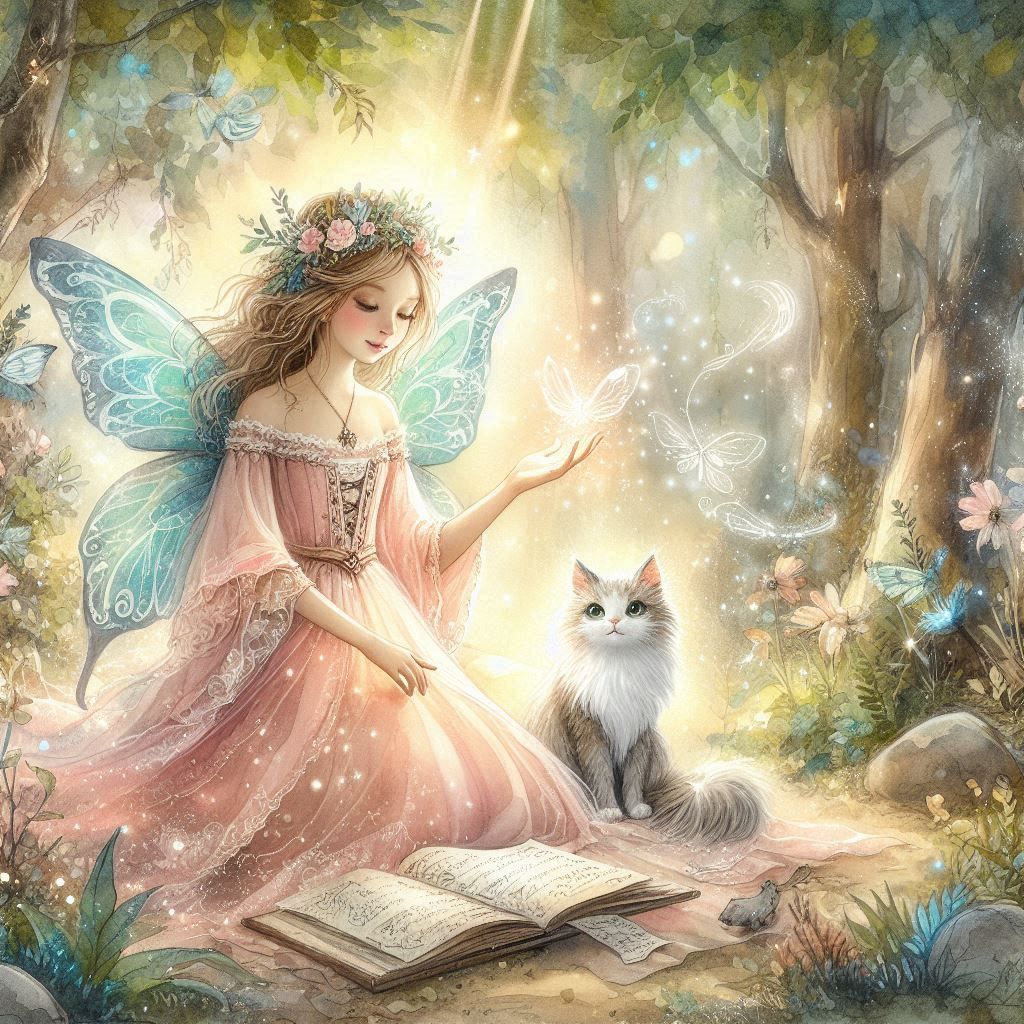 Magical fairy sorceres