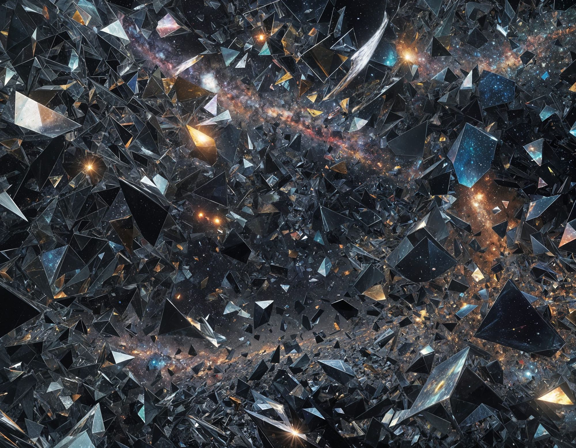 shattered holographic universe