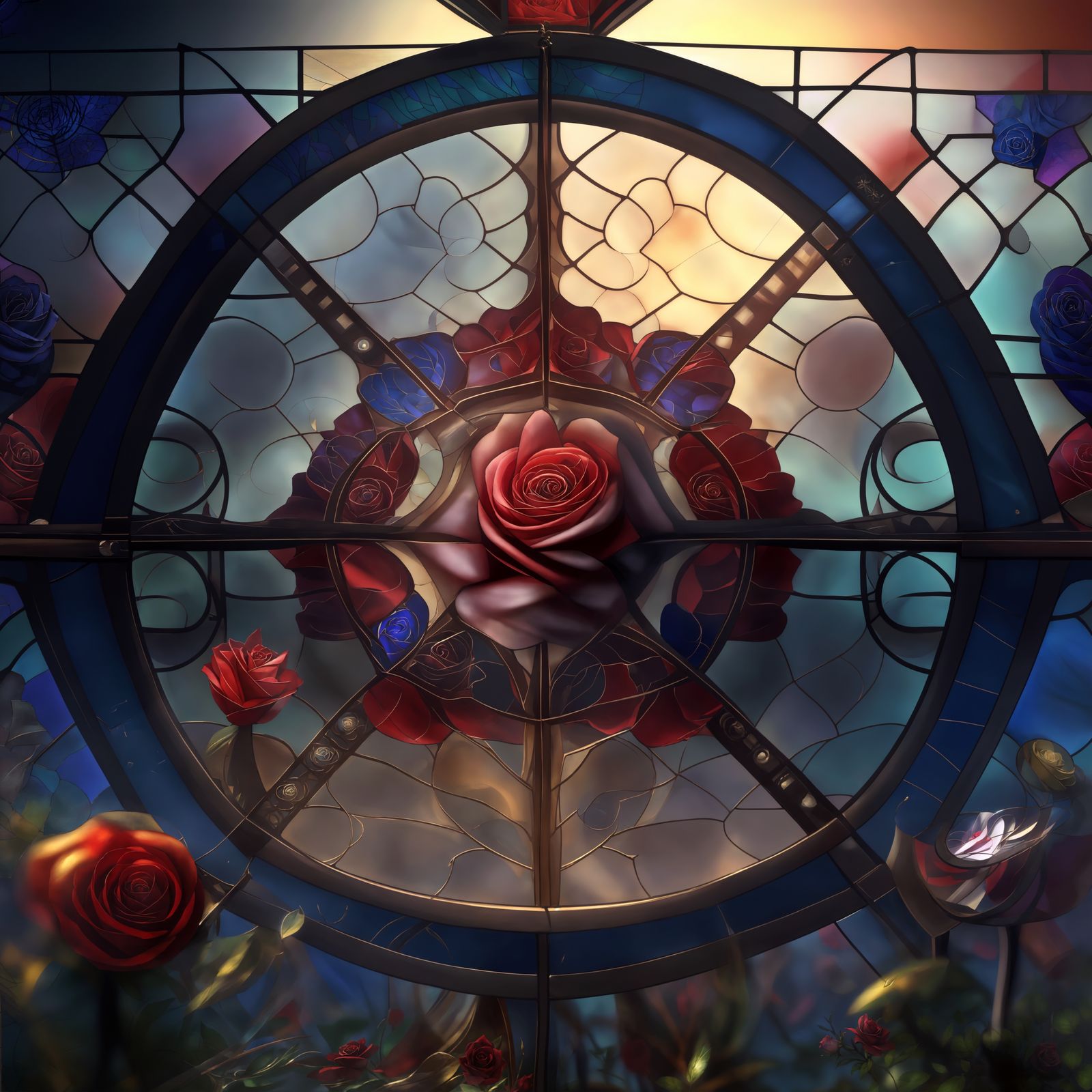 Stained glass design