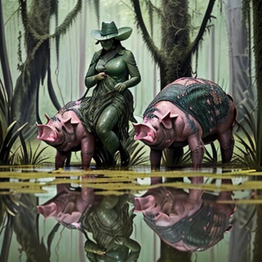 The arrival of unexpected guests (tourists lost in the swamp...