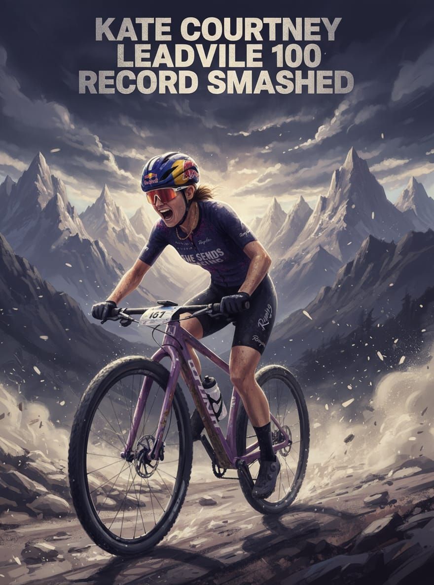 Kate Courtney's record-breaking ride