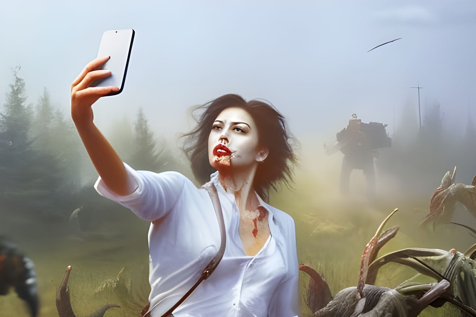 Zombie Selfie  by @Shevek