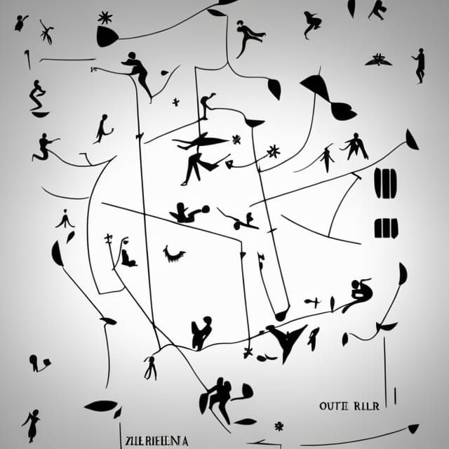 graphic score, graphic notation, figuration libre, Zorn danc...