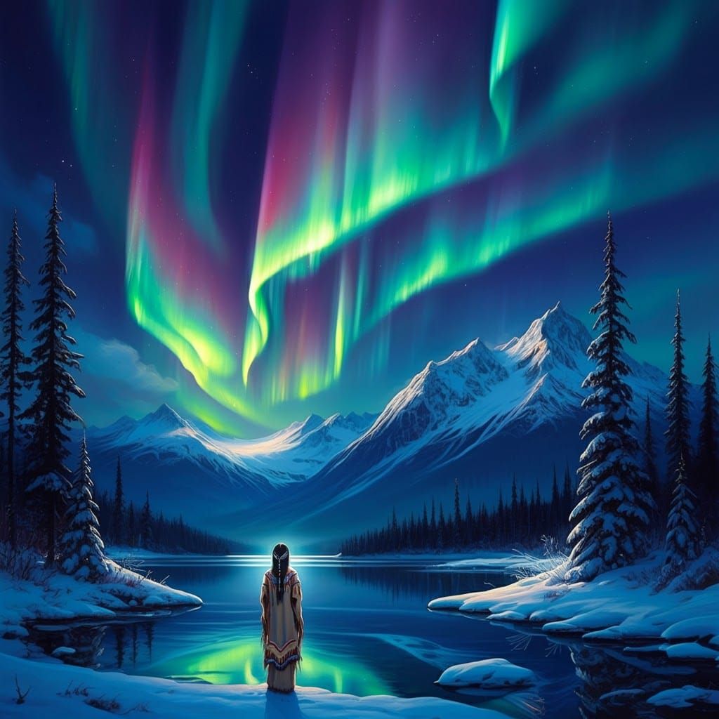 Northern Lights  by @Dena Kirkbride Hamilton