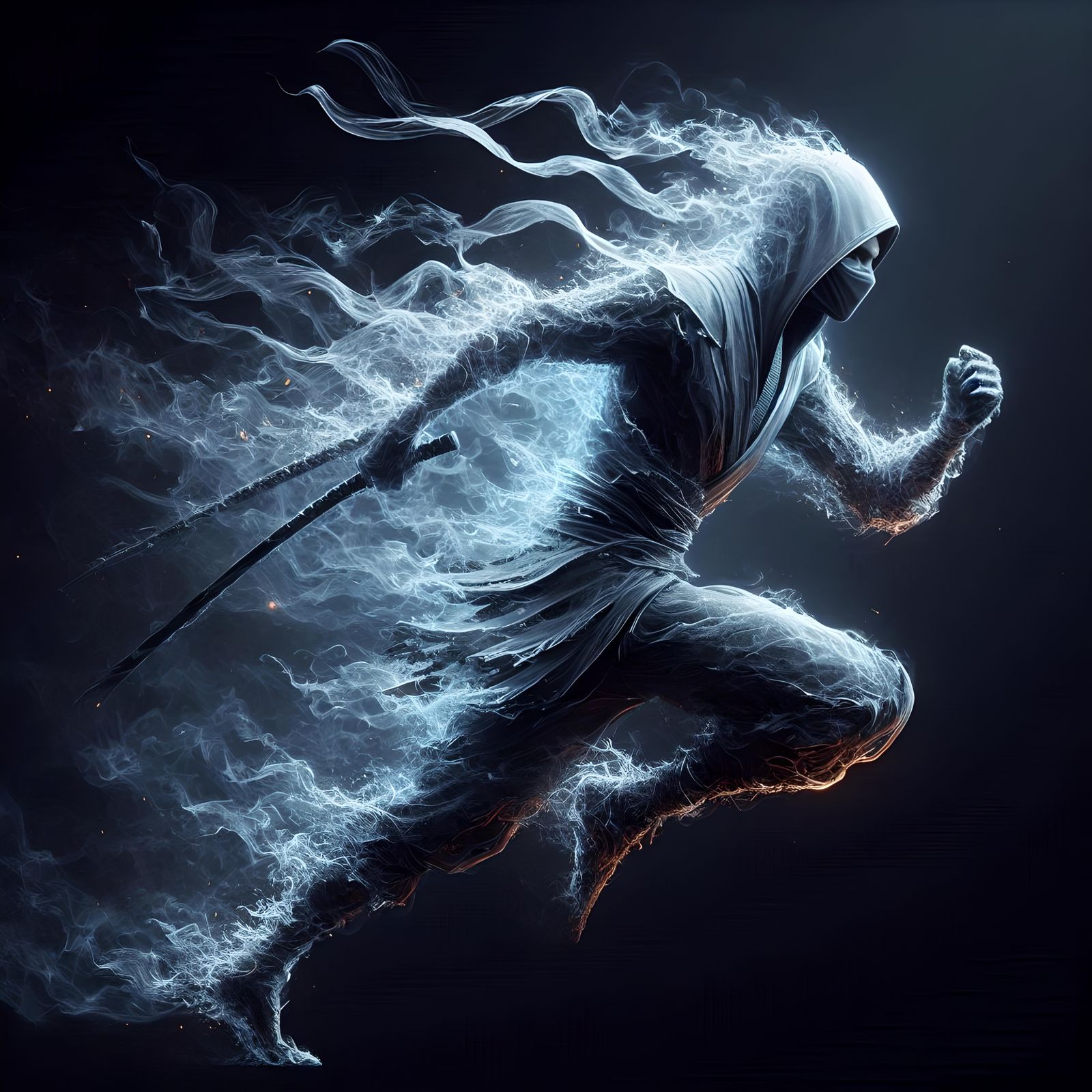 Silence is the shadow of a ninja's soul.