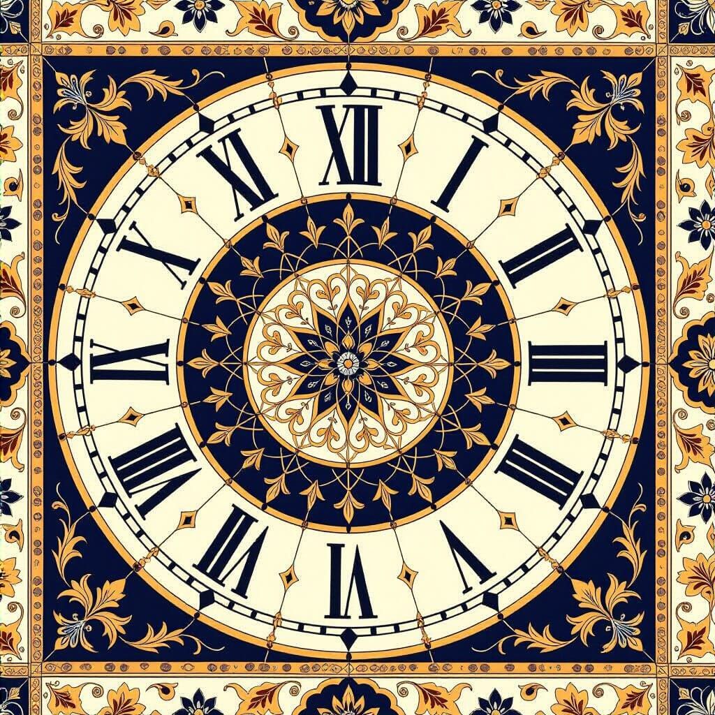 Magical City of Stone and Glass with Soft Lights