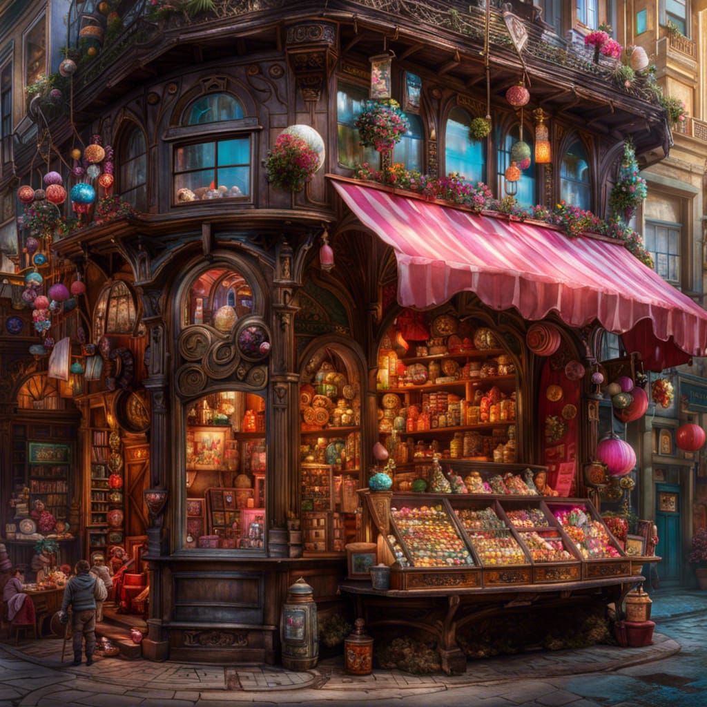 Candy shop   by @RubyKane