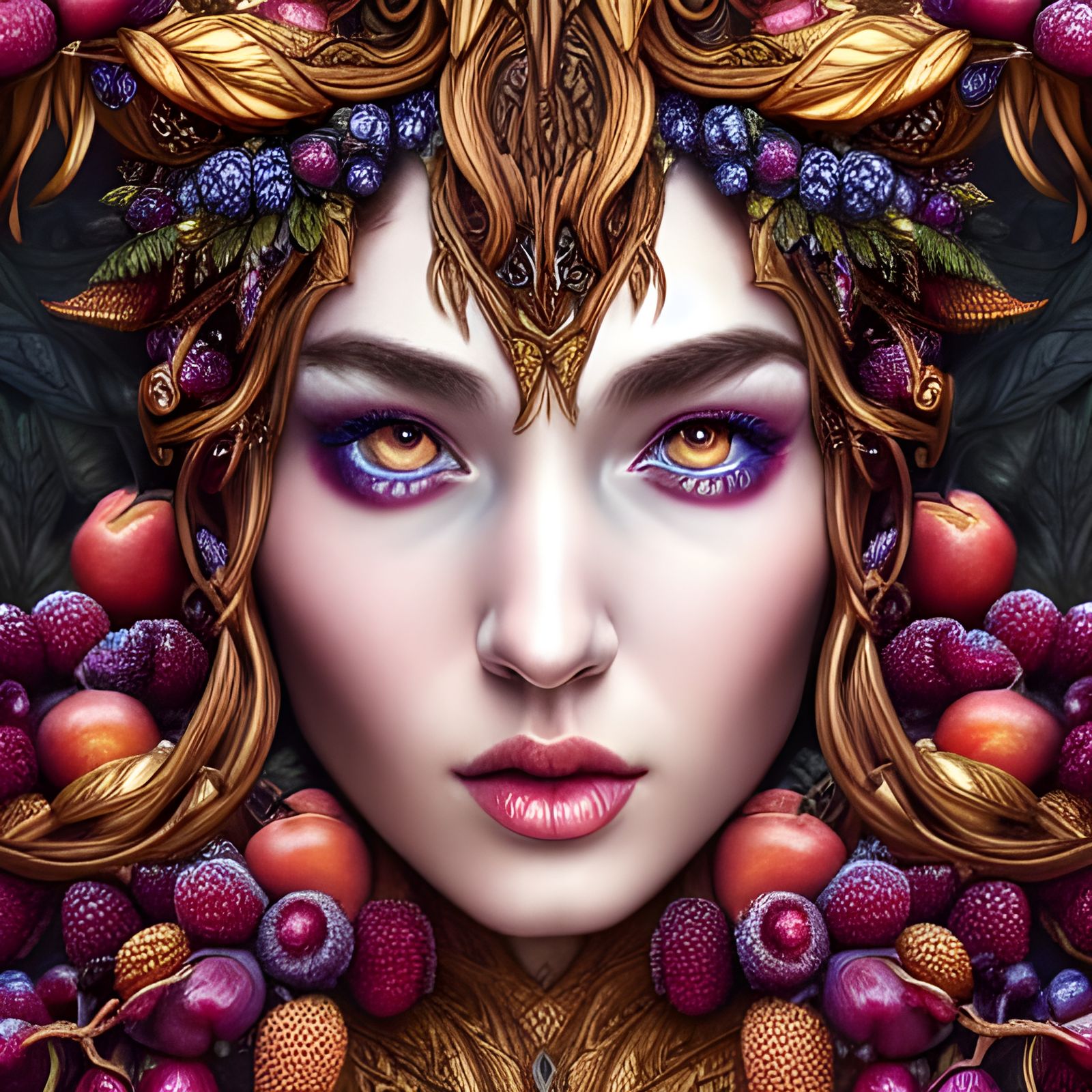 Fruit princess - AI Generated Artwork - NightCafe Creator