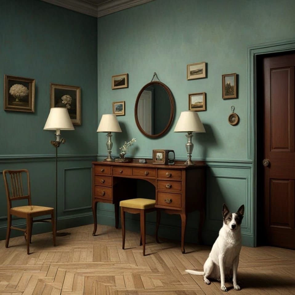 Surreal Photorealistic Composition with Vibrant Colors