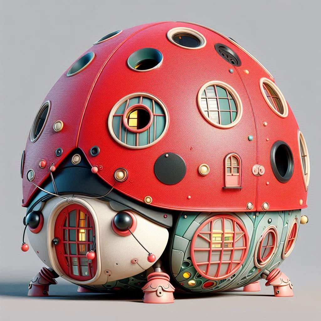 Ladybug house mechanical transport 🤷‍♂️🐞