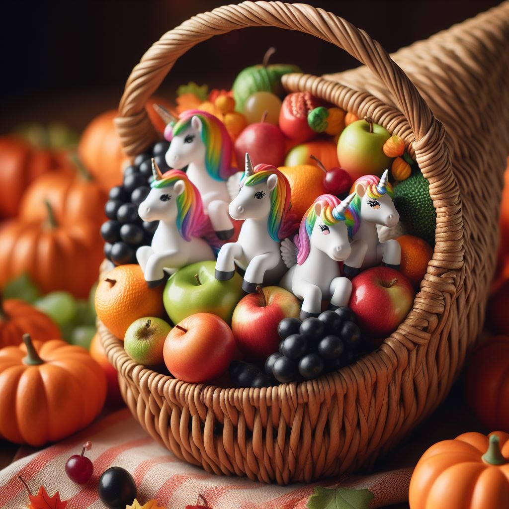 Unicornucopia  . . .  Unicorn Cornucopia