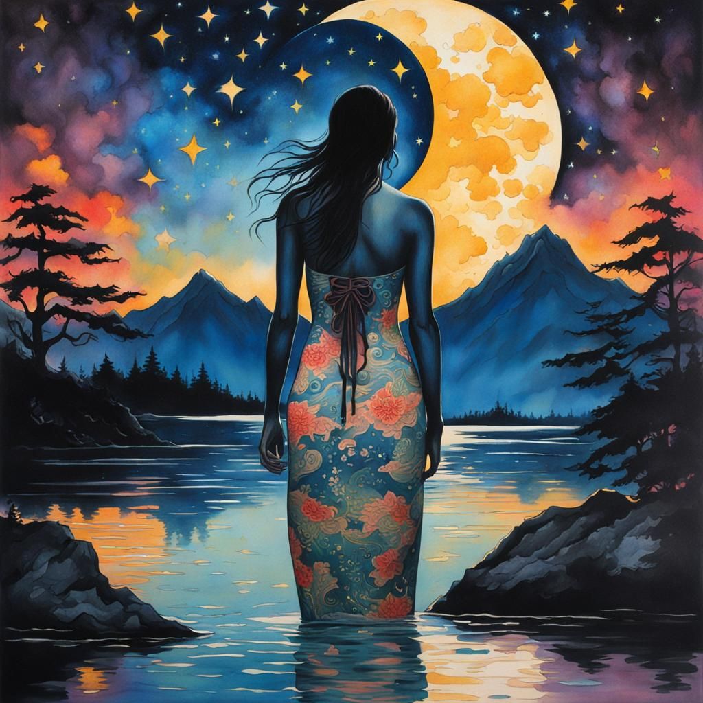 A beautiful night to say good bye