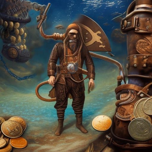 pirate underwater