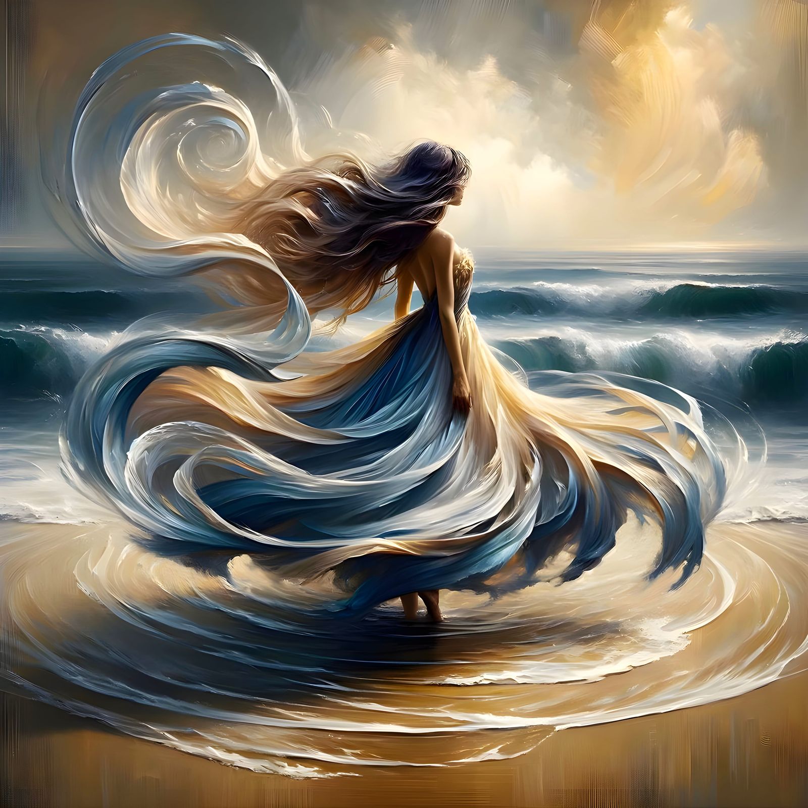 swirling sea breeze